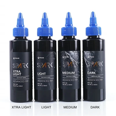 Organic 4oz 120ml Graywash smink fekete tetoválás tinta