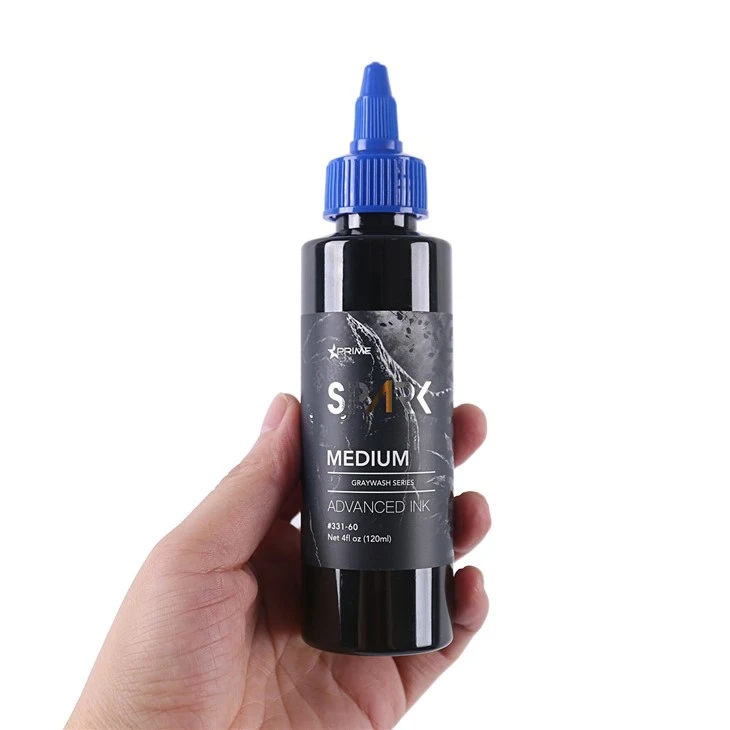 Organic 4oz 120ml Graywash Makeup Black Tattoo Ink factory