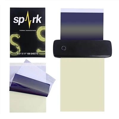 Új érkezés Spark tetováló stencil transzfer papír