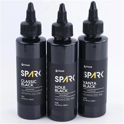 Biztonságos, minősített, professzionális organikus fekete tetováló tinta 240 ml (8oz) Body Art tetováláshoz