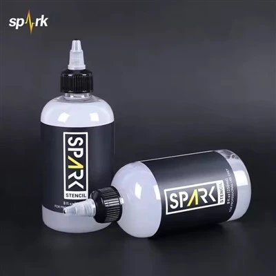 Spark vegán sablon barátságos gyors - szárító képlet cuccok átvitele gél 8 fl oz (240 ml) tetoválás sablon alkalmazáshoz