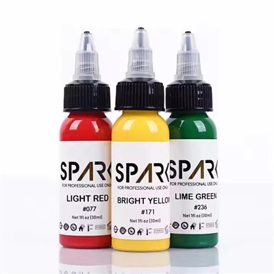 Spark Organic 1oz (30 ml) bőrbarát élénk tetoválás szállítás tinta állandó smink pigment tetoválás tinta