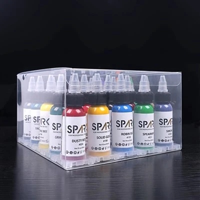 Spark High - end 1oz prémium gyors, sima állandó testreszabott 25 színű, szikra tetoválás tinta a testművészethez és a tetováláshoz