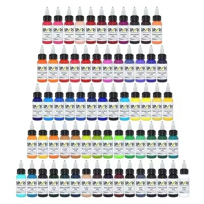 Spark Kiváló minőségű EU elérése A megfelelőség tetoválás tinta fekete -fehér test art art tetoválás pigment tinta