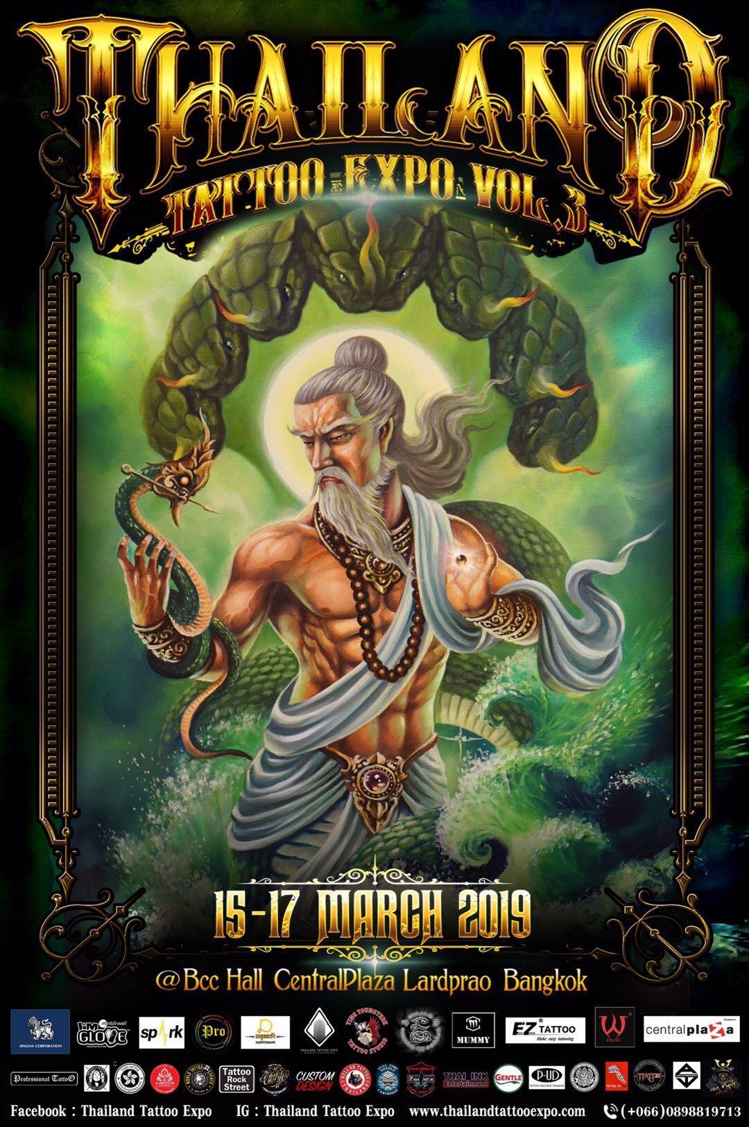 Spark Tattoo Cartridge Sponsor 2019 Thaiföld Tattoo Expo V3
