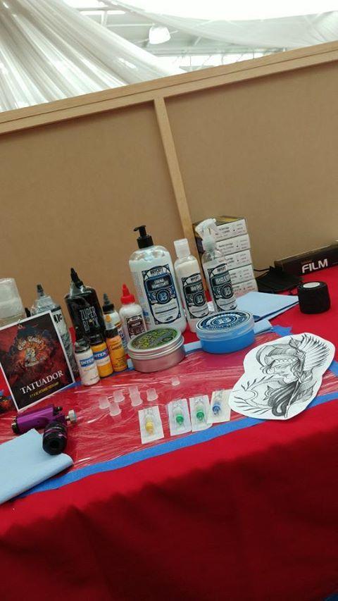Szikra patronok az Expo tetoválás Teotihuacan 2019-ben