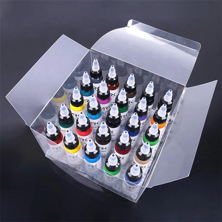 25 színű készlet világos tetováló tinta Spark eredeti tetováló tinta fekete