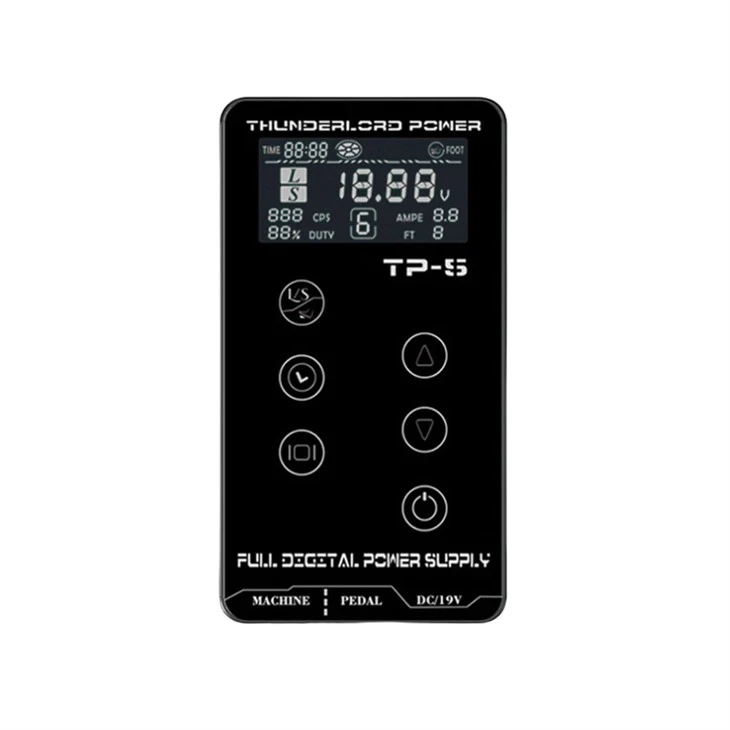3-18V LCD elektromos tápegység Tattoo Digital