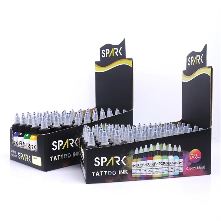 50 színes szett Pigment tetováló tinta Vegán tetováló tinta tetováló tinta 30 ml