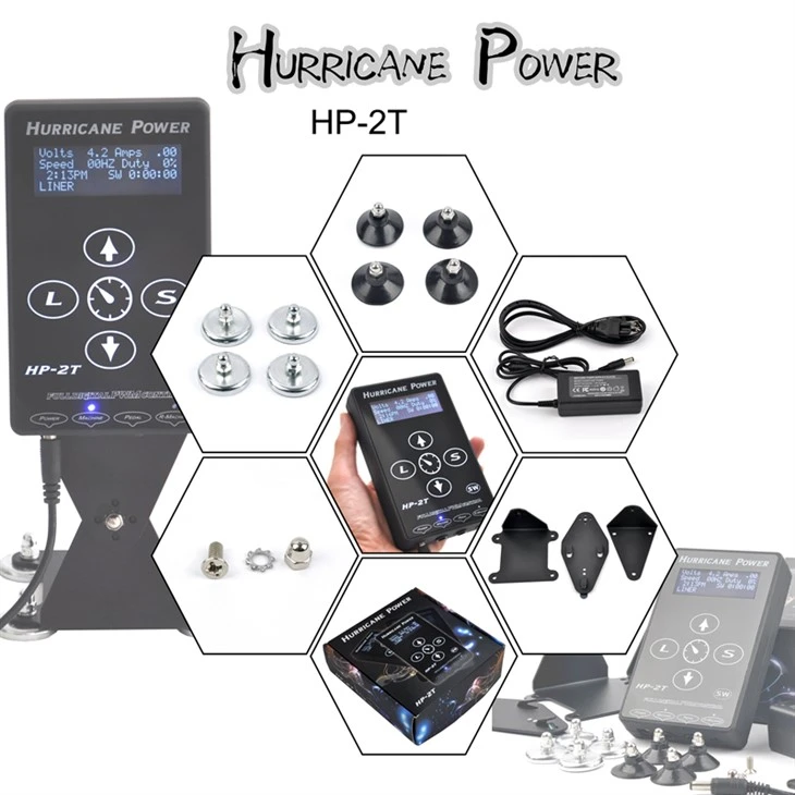 Power Tattoo Hurricane Hand Touch Tattoo tápegység