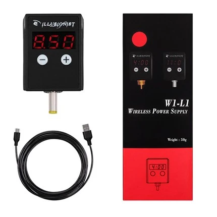 4V-11V vezeték nélküli tápegység 1500mAh tetoválási akkumulátor
