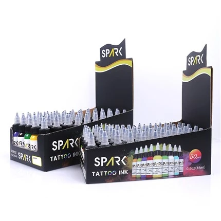 50 színes szett Pigment tetováló tinta Vegán tetováló tinta tetováló tinta 30 ml