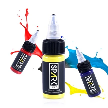 Spark 14 színű tetováló tinta tartós testbiztos eredeti tetováló tinta