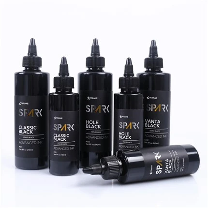 Super Black 8OZ Black Ink Series Vanta Black Spark Tattoo Ink Tetováló tintakészlet
