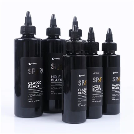 Triple Black 8OZ Hole Black Black Ink Series Spark Tattoo Ink Tetováló tintakészlet