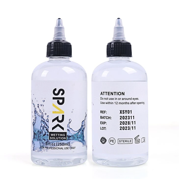 8OZ 240ml Spark Tattoo nedvesítő oldat Spark Tattoo keverőoldat Spark Tattoo tinta