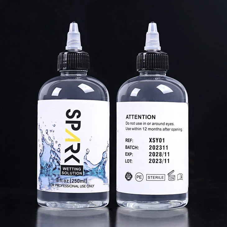 Cruelty-mentes 240ml 8OZ Spark Tattoo Wetting Solution Spark Tattoo Mixing Solution Spark Tattoo Ink