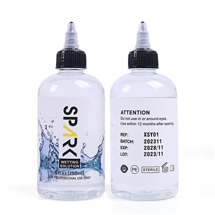 8OZ 240ml Spark Tattoo nedvesítő oldat Spark Tattoo keverőoldat Spark Tattoo tinta